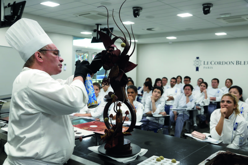 Cooking class at le cordon bleu 