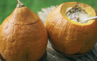 Pumpkin in papillote