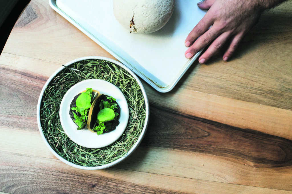Rutabega dish at verjus