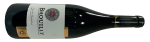 A bottle of brouilly 2016 from Beaujolais