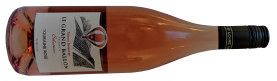 A bottle of le grand ballon rosé a Touraine rosé made from Gamay, Cabernet franc and Malbec grapes