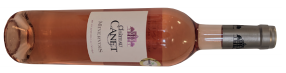 A bottle of château canet minervois a smooth rosé from Languedoc-Roussillon in France