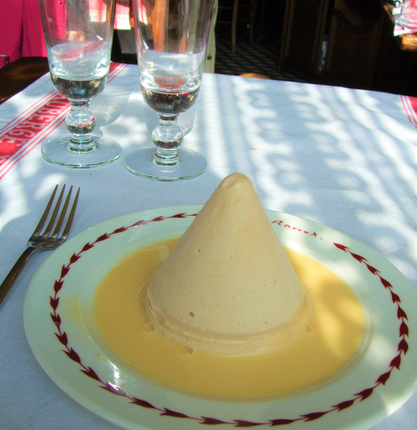 dessert at The Auberge Ravoux