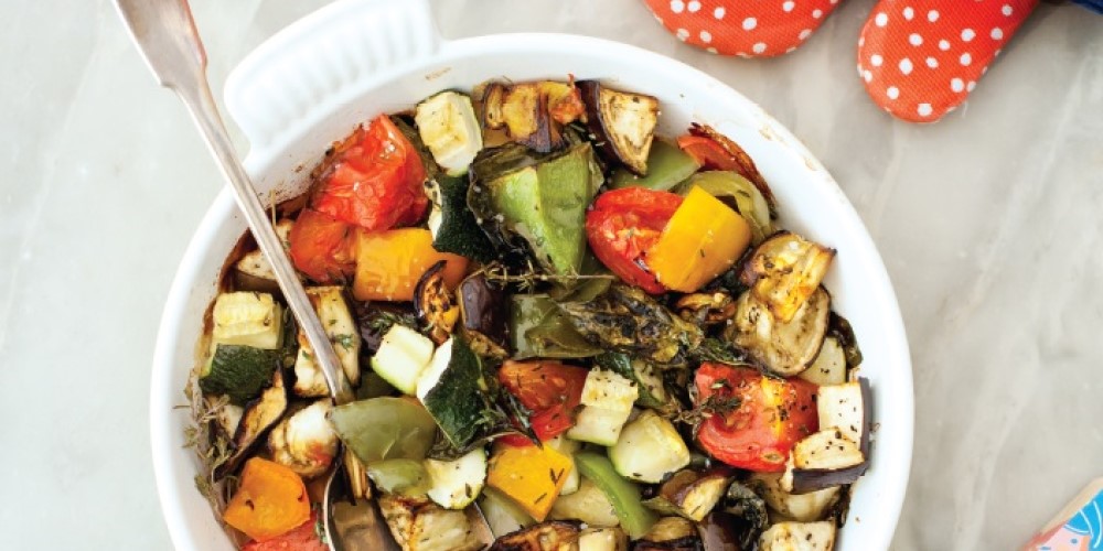 Mardi Michels makes… Rustic oven-baked ratatouille