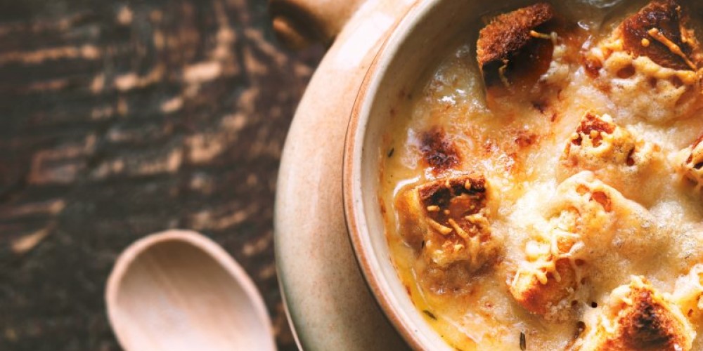 Gluten-free French onion soup