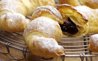 BerryWorld blueberry and creamy lemon croissants