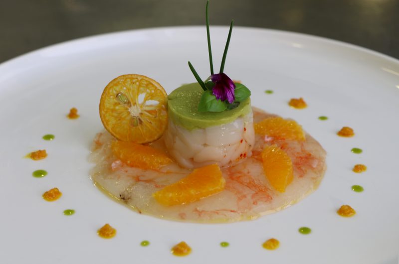 Starter dish at restaurant at park 45