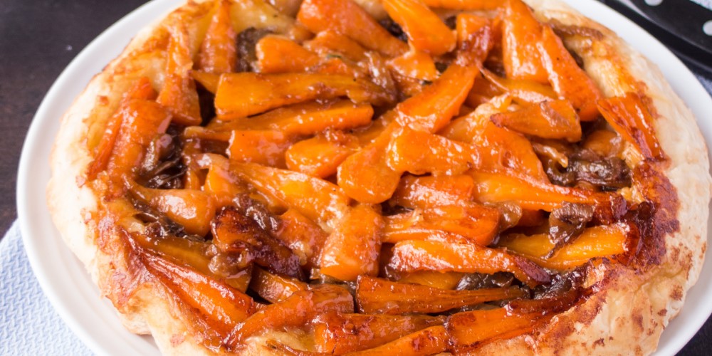 Chantenay carrot tarte tatin