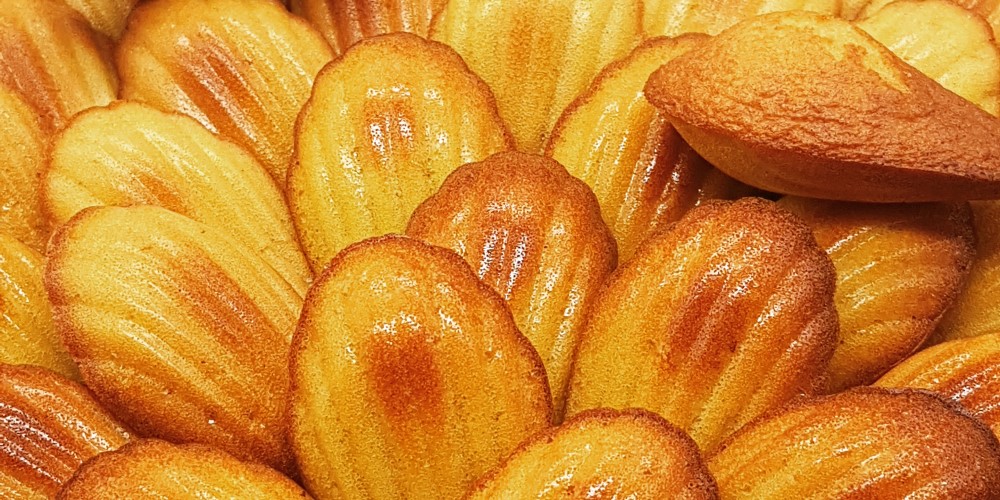 Madeleines with citrus hints