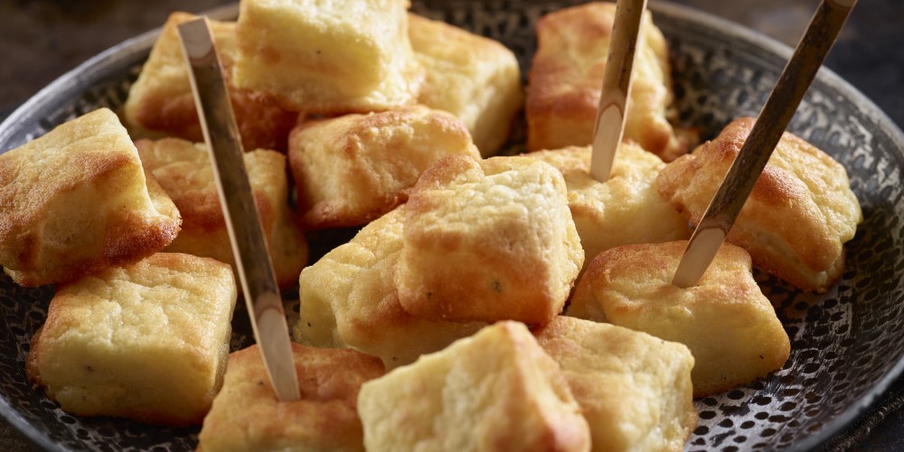 Comté fondue bites – the perfect festive canapé