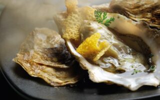 Hot oysters with Beaufort cheese… the perfect festive amuse-bouche