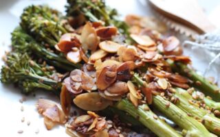 Sautéed tenderstem broccoli with almonds