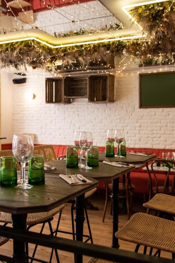 Dining at the alma restaurant