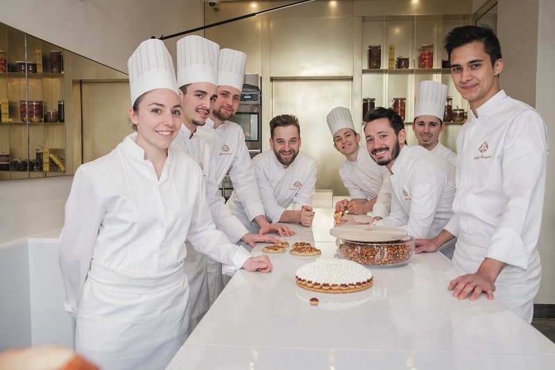 patisserie chefs with Cédric Grolet