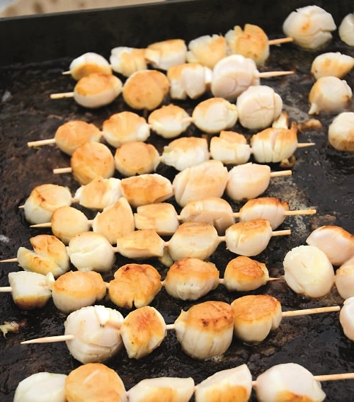 Grilled scampi