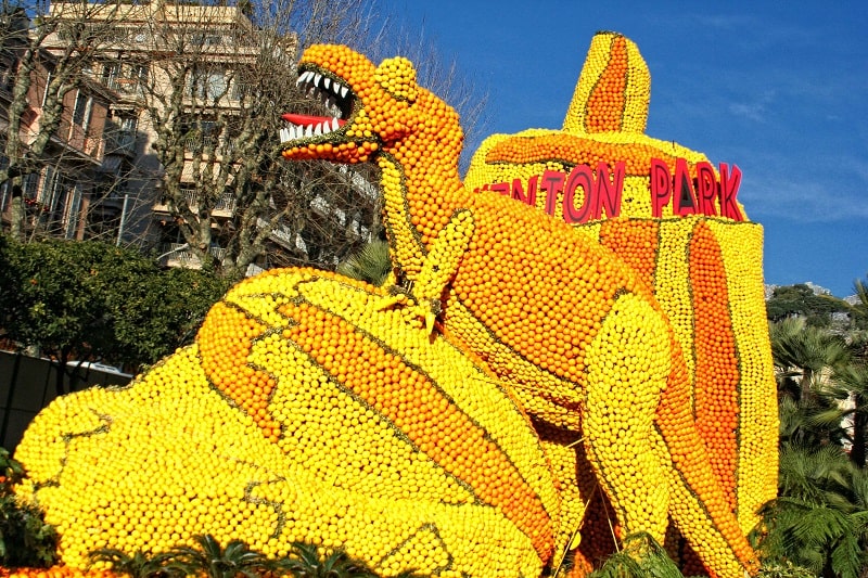Menton hosts the biggest and best lemon festival in the world