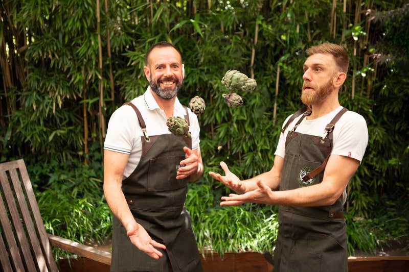 For the love of food chefs with artichokes