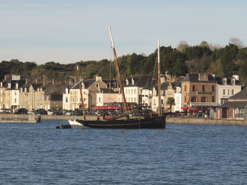 Boats in the Brittany port