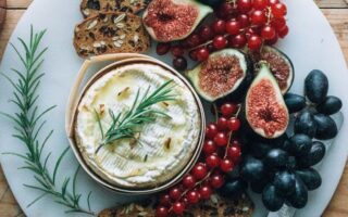 Rosemary & Garlic Baked Camembert with Mirabeau rosé