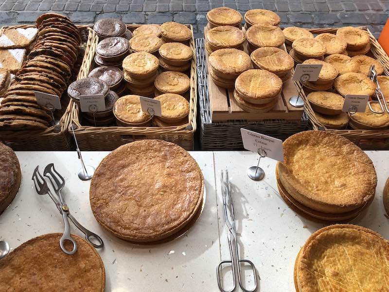 Gateau Basque in the window of Paries, Saint-Jean-de-Luz