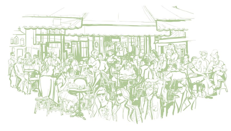 Save the Paris café