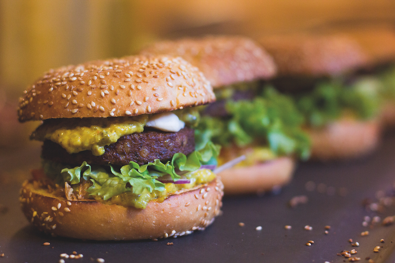 Some of the delicious burgers on offer at Hank 