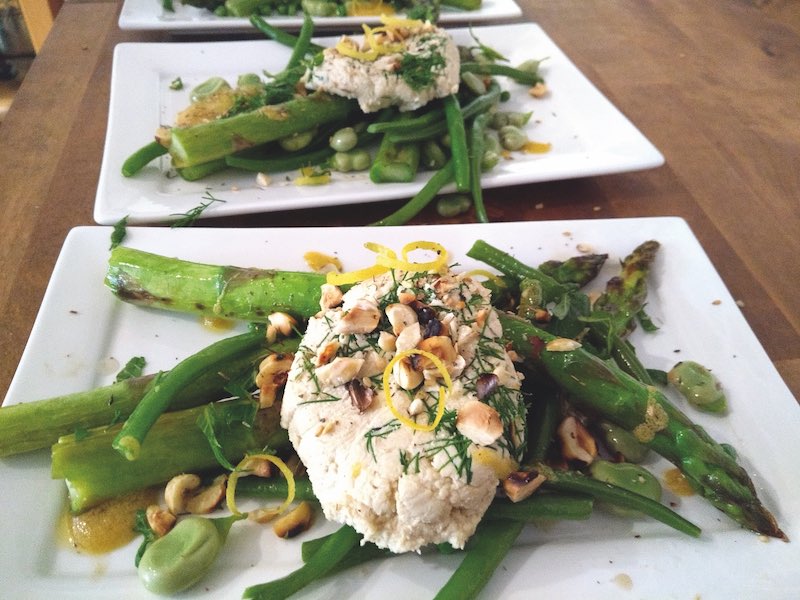 At Le Cheval Blanc, you will find a vegan-focused B&B and cookery school