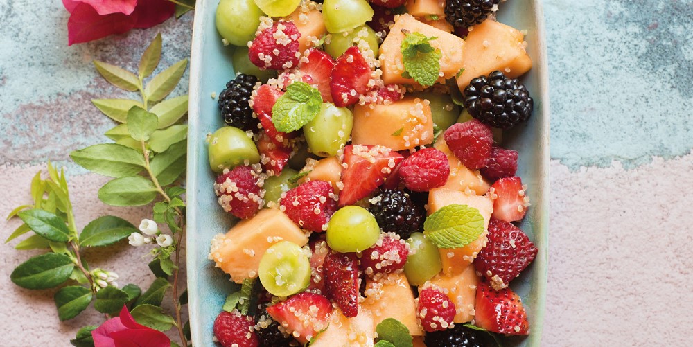 Quinoa fruit salad