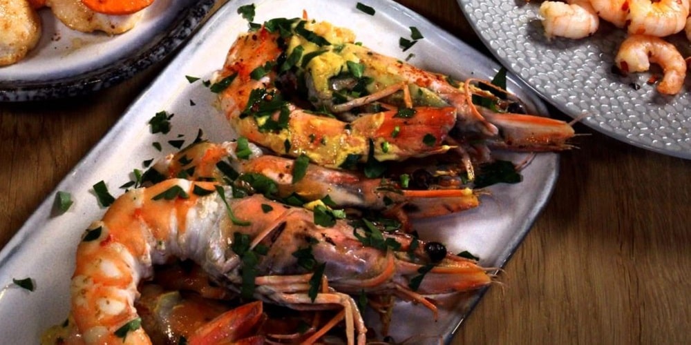 Seafood mezze