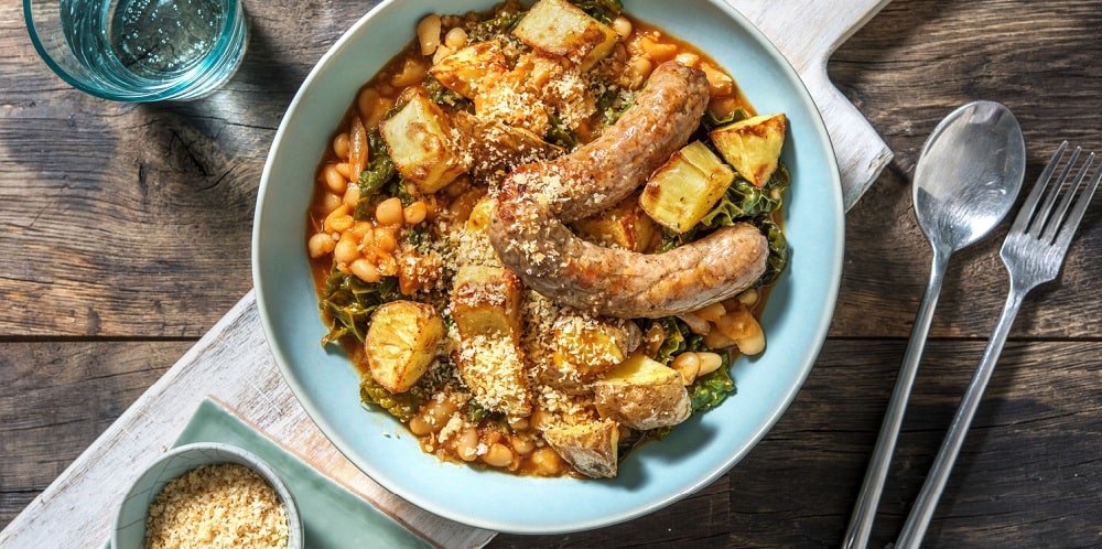 Toulouse sausage stew
