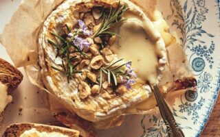Roasted camembert