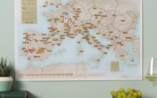 Tour the wine regions with your very own wine map