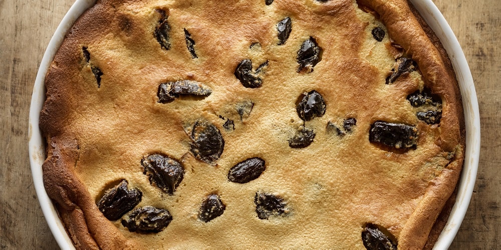 Prune clafoutis