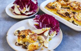 Twice baked cheese & mushroom soufflés