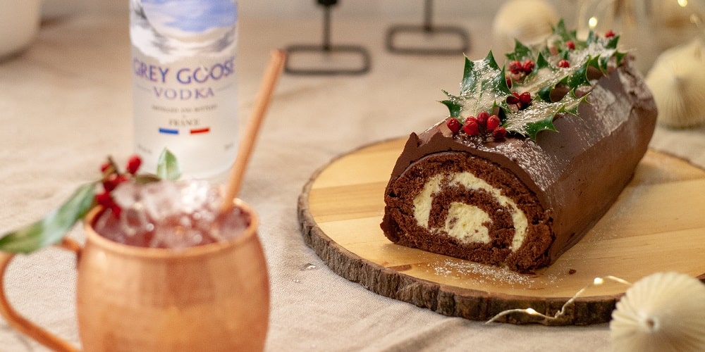 Vodka-infused Bûche De Noël