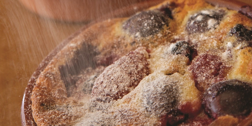 Red fruit clafoutis