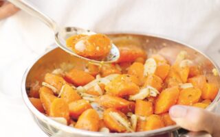 Garlic and thyme carrot confit