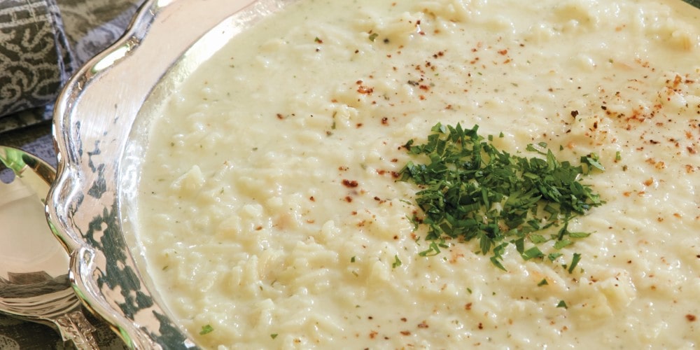 Champagne risotto