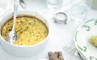 Zucchini clafoutis