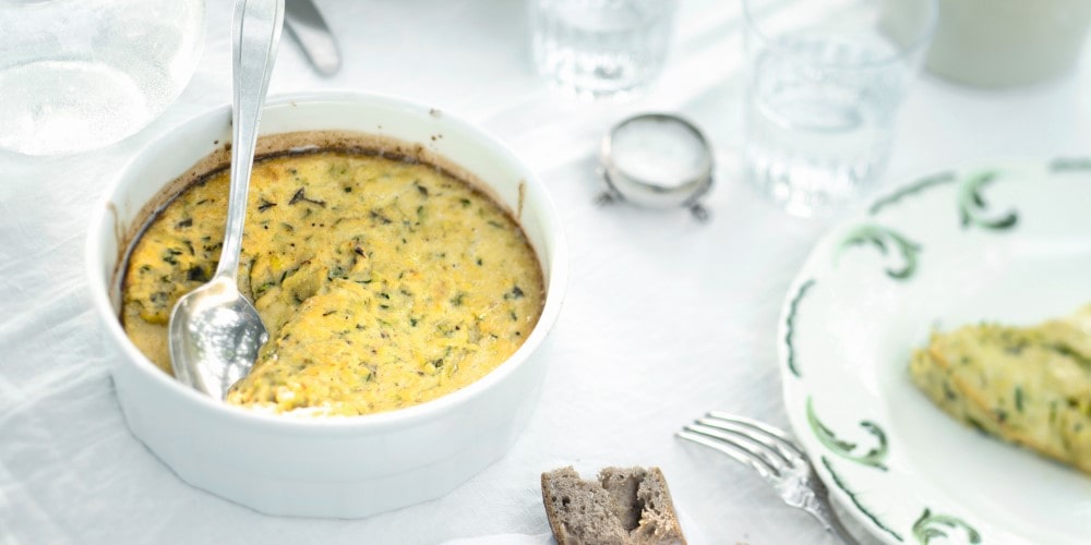 Zucchini clafoutis