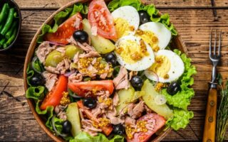 Tuna nicoise salad