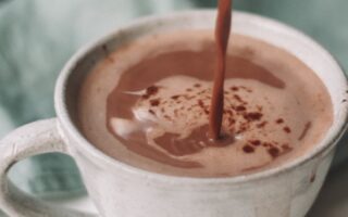 Luxury French hot chocolate