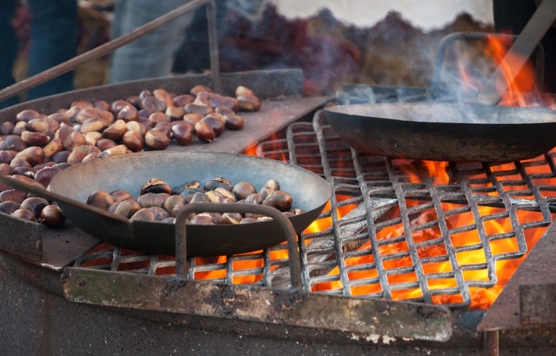 At the market… why not try chestnuts?