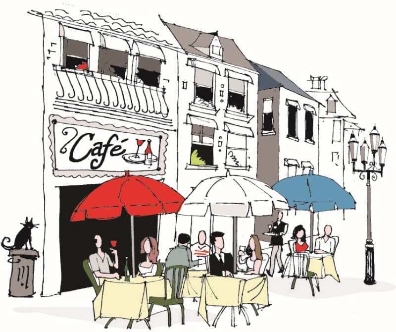 11 handy French phrases for going to a restaurant
