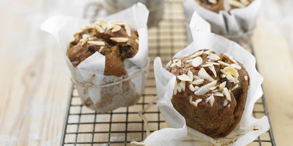 Peach and almond cupcakes