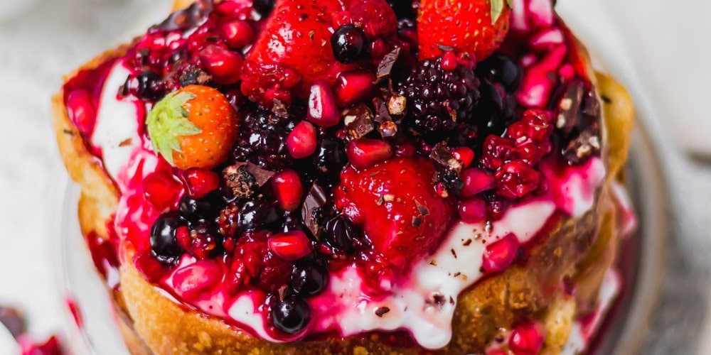 Vanilla berry French toast