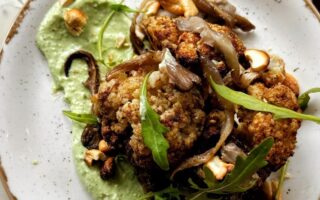 Roasted cauliflower salad