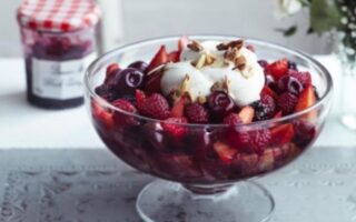 Summer berry brioche
