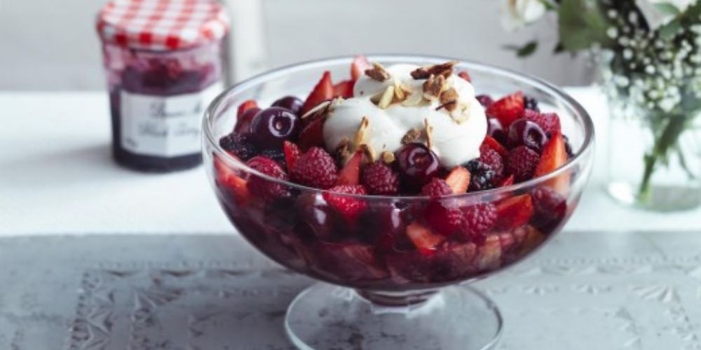 Summer berry brioche