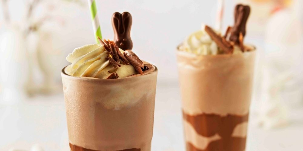 Hazelnut chocolate thick-shake